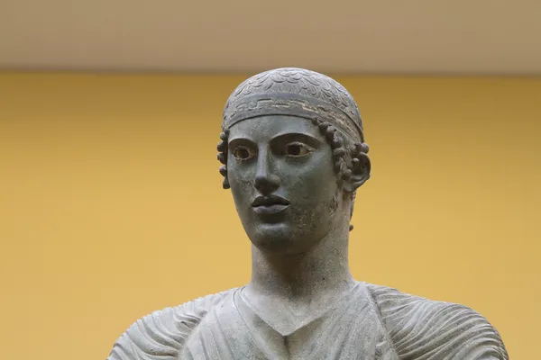 Художній погляд давньогрецька статуя — стокове фото
