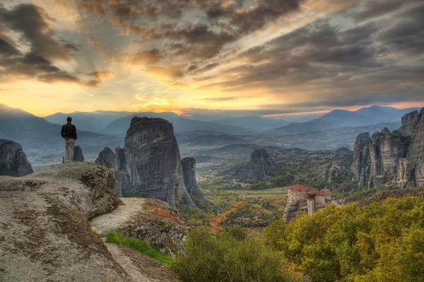 Panorama meteora Yunanistan