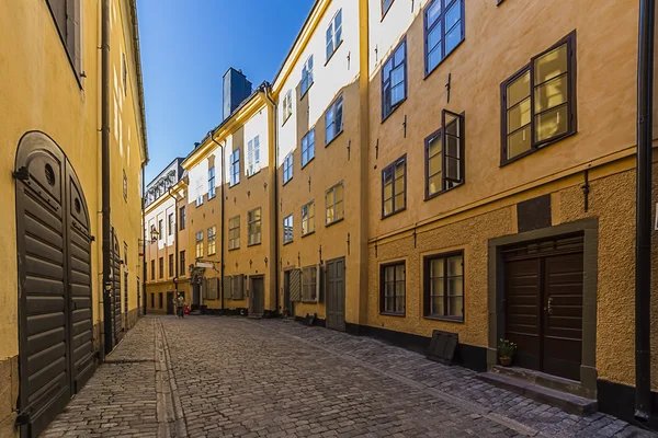 Gamla Stan, The Old Town in Stockholm, Sweden — стоковое фото
