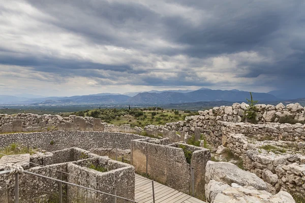 Akropolis dari Mycenae, Yunani — Stok Foto