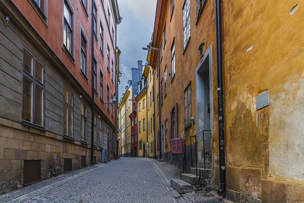 Gamla stan, staré město ve Stockholmu, Švédsko — Stock fotografie