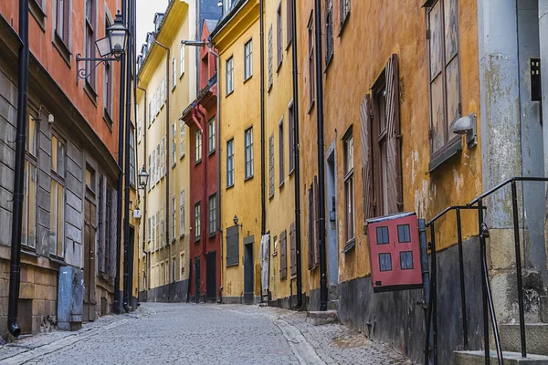 Gamla stan, na starym mieście w Sztokholmie, Szwecja — Zdjęcie stockowe