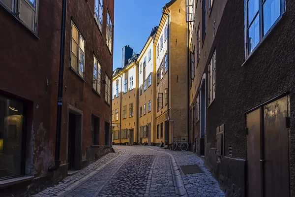 Gamla stan, na starym mieście w Sztokholmie, Szwecja — Zdjęcie stockowe