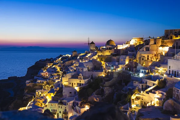 Oia dorp in santorini eiland, Griekenland — Stockfoto