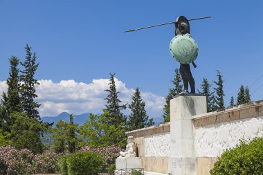 Leonidas heykeli, thermopylae, Yunanistan