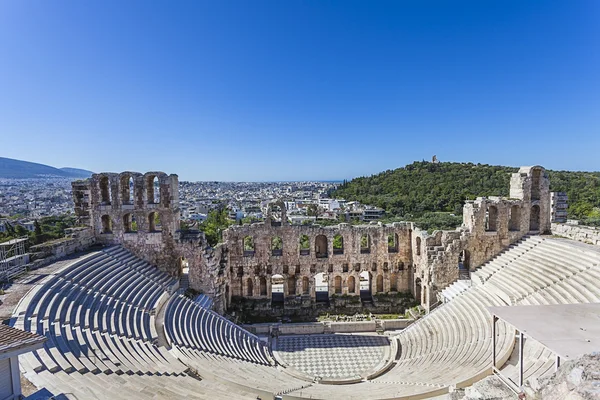 Odeon of Herodes Atticus Athens, Grækenland - Stock-foto