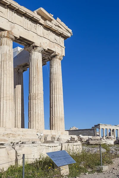 Parthenontempelet i Hellas – stockfoto