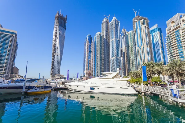 Dubai jachthaven — Stockfoto