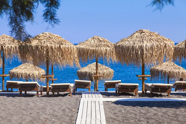 Plaża z wyspy santorini, Grecja — Zdjęcie stockowe