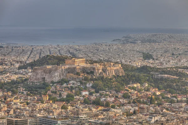 Acropolis and Parthenon, Athens, Gr eece — стоковое фото