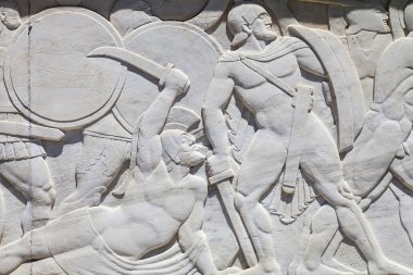 Leonidas anıt thermopylae, Yunanistan