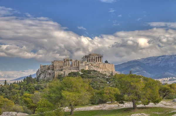 Akropolis og Parthenon, Athen, Grækenland - Stock-foto