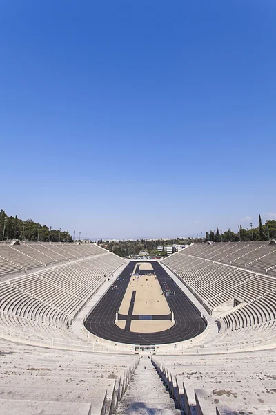 Estadio Panathenaic o kallimarmaro en Atenas (que acogió los primeros Juegos Olímpicos modernos en 1896 ) Imágenes de stock libres de derechos