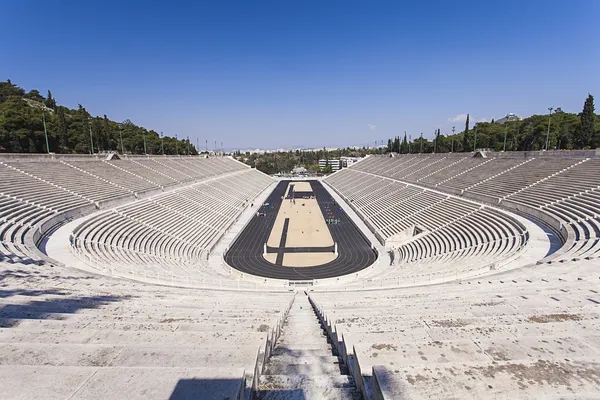 Estadio Panathenaic o kallimarmaro en Atenas (que acogió los primeros Juegos Olímpicos modernos en 1896 ) Fotos de stock libres de derechos