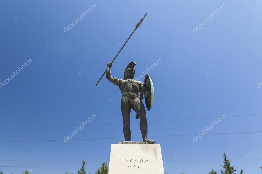 Leonidas statue, Thermopylae, Greece Stock Photo by ©Anastasios71 13478488