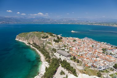 Nafplio, Yunanistan 'da Moreloponnese' de bir liman kenti.