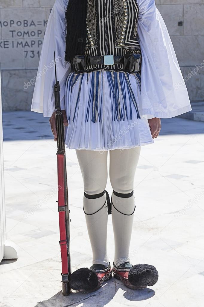 The Evzone Uniform (i.e.Fustanella) — Stock Photo © Anastasios71 ...