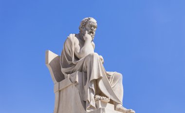 heykel, Sokrates, academy of athens, Yunanistan