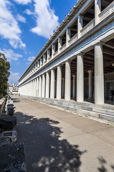 Stoa de Attalos em Athens, Grecia — Fotografia de Stock