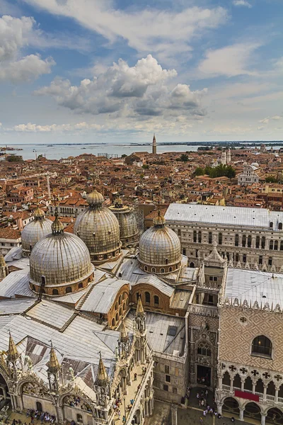 Panoramatický pohled Benátky Itálie — Stock fotografie