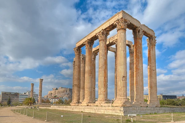 Antik tapınak olympian zeus, Atina, Yunanistan — Stok fotoğraf