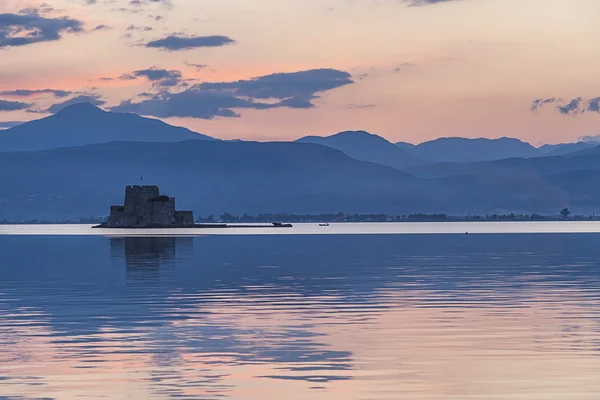 Bourtzi twierdzy w nafplion, Grecja — Zdjęcie stockowe