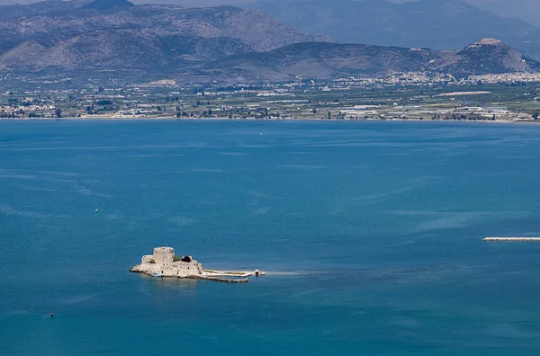Bourtzi Fort in nafplion, Griekenland — Stockfoto