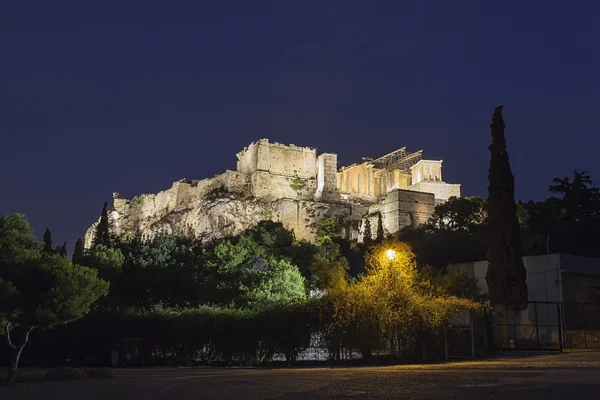 Parthenon Tapınağı ve Akropolis'in Atina, Yunanistan — Stok fotoğraf