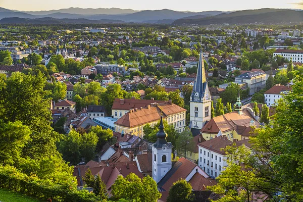 Liubliana, capital de Eslovenia Imagen de stock