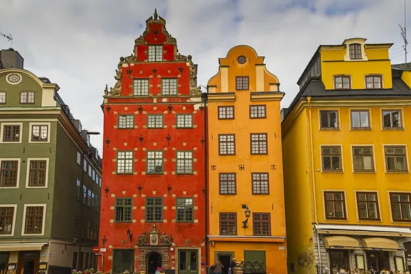 Gamla stan, staré město ve Stockholmu, Švédsko Royalty Free Stock Obrázky