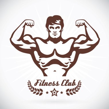 vücut fitness model çizimi, işaret, sembol, düğme, rozet, simge, Aile, Bebek, çocuk, genç, dövme için logo