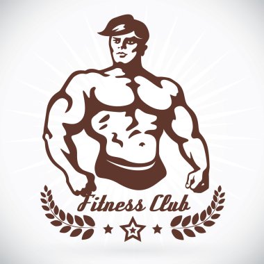 vücut fitness model çizimi, işaret, sembol, düğme, rozet, simge, Aile, Bebek, çocuk, genç, dövme için logo