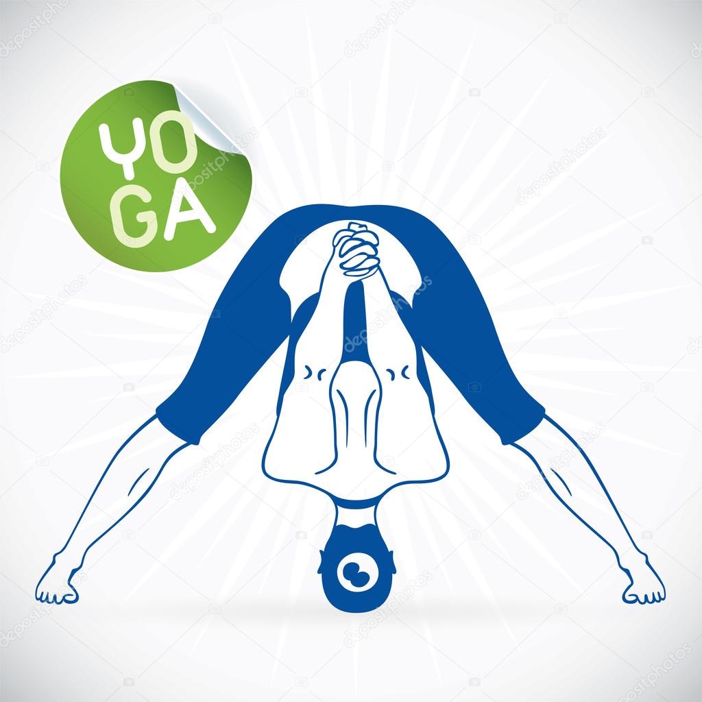 Yoga Fitness Model Illustration, Sign, Symbol, Button, Badge, Icon, Logo for Family, Baby, Children, Teenager, , SPA