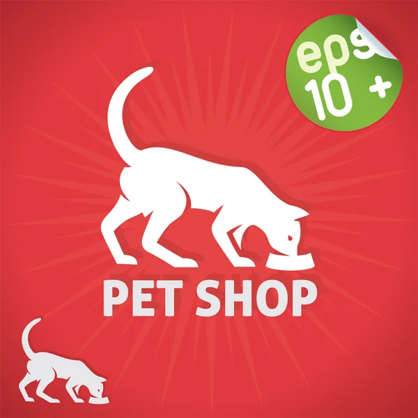 Pet shop ilustração — Vetor de Stock