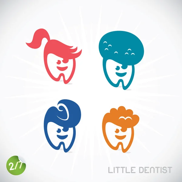 Dentist Symbols — Stock Vector