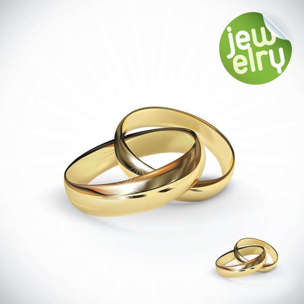 Vector Gold Ring Illustration