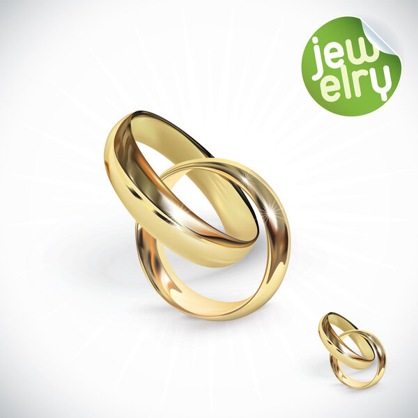 Vector Gold Ring Illustration