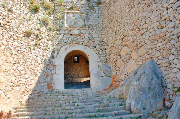 Nafplio, o castelo de Palamidi — Fotografia de Stock