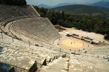 Epidaurus theater clipart