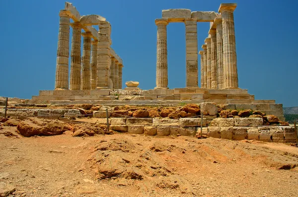 Мис Sounion — стокове фото