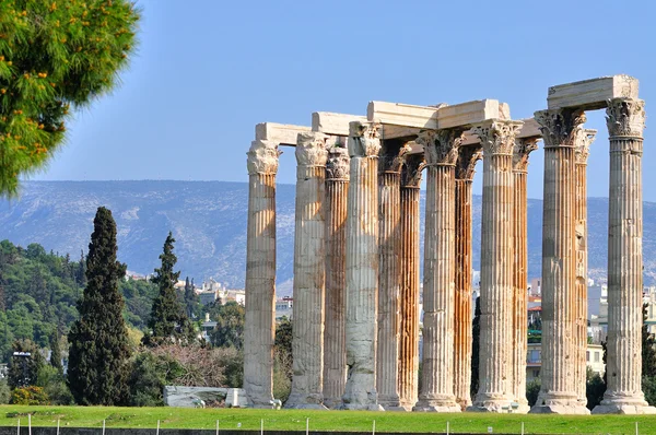 Templo de Zeus Olímpico Imagem De Stock