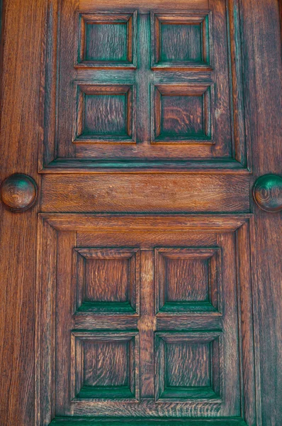 一扇旧木门 — 图库照片