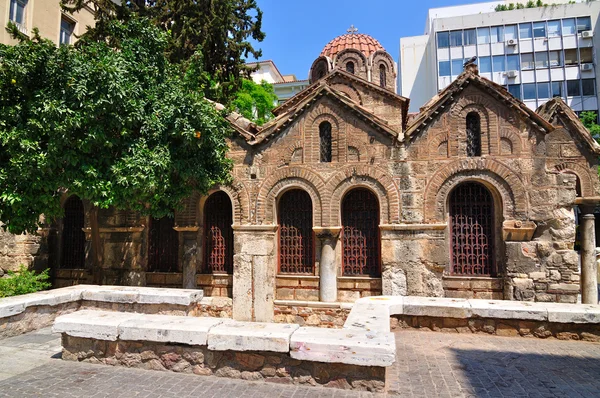 La Iglesia Bizantina de Panaghia Kapnikarea — Foto de Stock