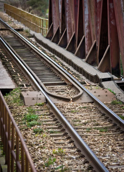 Järnvägsspåren — Stockfoto