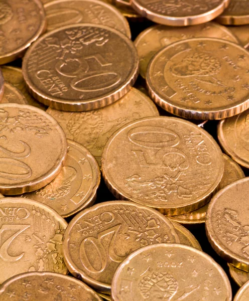 Euro coins — Stock Photo, Image