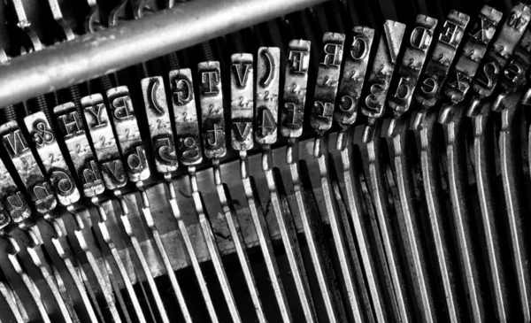 Símbolos de máquina de escrever — Fotografia de Stock