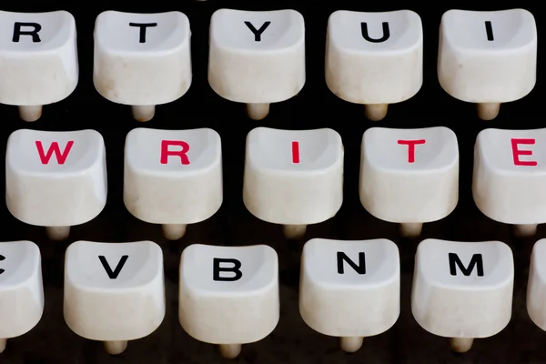 Teclado da máquina de escrever — Fotografia de Stock