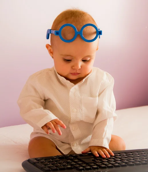 Baby tastatur - Stock-foto