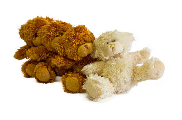 seated teddy bears