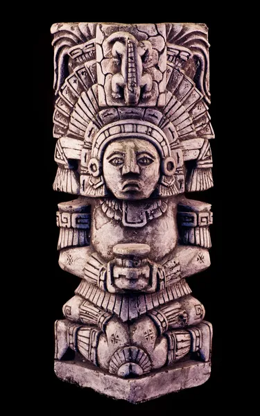 Maya skulptur — Stockfoto